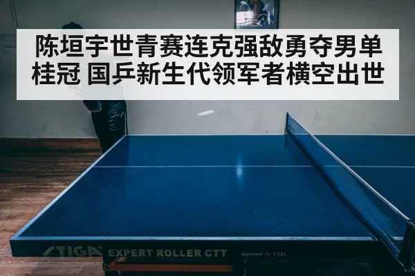 陈垣宇世青赛连克强敌勇夺男单桂冠 国乒新生代领军者横空出世